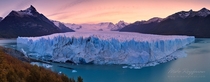 Beautiful wide angle shot of the Perito Moreno Glacier Santa Cruz Argentinian Patagonia  photo by Mike Reyfman