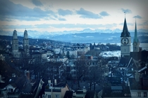 Beautiful Zurich cityscape 