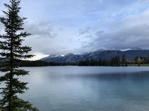 Beauvert Lake Jasper National Park Canada 