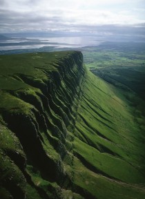 Ben Bulben a large rock formation in County Silgo Ireland x-post from rpics 