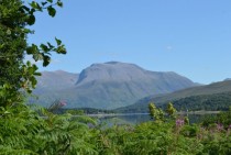Ben Nevis in Scotland on a clear summers day 