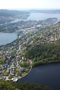 Bergen Norway as seen last Sunday 