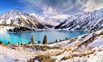 Big Almaty Lake Kazakhstan 