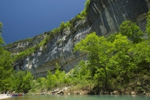 Big Bluff towering over Americas first national river the Buffalo 