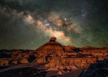 Bisti Badlands New Mexico Milky Way 