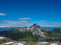 Black Tusk viewed from Panorama Ridge Whistler BC Canada  xp