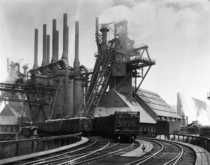 Blast furnaces of the Carnegie Steel Corp 