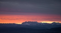 Blue hour over the Swiss Alps seen from Zrich  ig larsgebraad