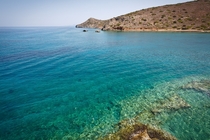 Blue Waters Spinalonga Island Greece 