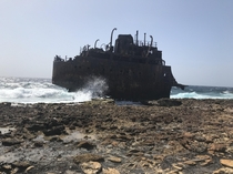 Boat wreck Klein Curacao Curacao
