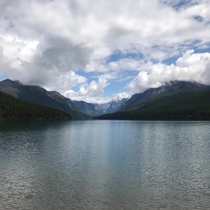 Bowman Lake Glacier National Park  x