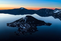 Breakfast of Champions at the deepest lake in the United States Crater Lake National Park Oregon 