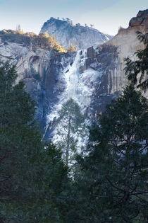 Bridalveil Falls Froze - second pic Yosemite NP 