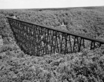 Bridge  Spanning Kinzua Creek Valley  Miles Northeast of Kushequa Mount Jewett McKean County Pennsylvania 