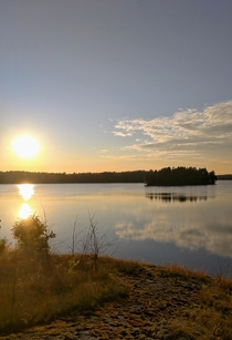 Brukstrsket a lake in Southern Finland 