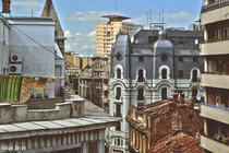Bucharest Romania - A single picture capturing a century of different styles 