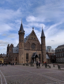 Building complex that houses most Dutch Political parties Het Binnenhof in The Hague