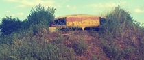 Buried School Bus 