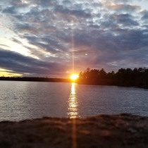 BWCA Lake Alice sunset 