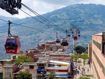Cable Cars in Medelln Columbia 