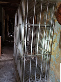 Cages for people Abandoned hospital