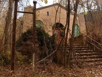 Calderwood was a company town along the Little Tennessee River that housed TVA and ALCOA workers during the construction of Calderwood Dam Now a ghost town very little remains today including Calderwood Baptist Churchshown here