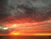 California coast sunset 