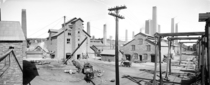 Calumet and Hecla Copper Smelters Lake Linden Mich circa - 