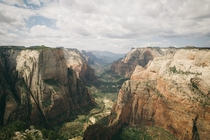 Can see the whole world from up here - Zion UT 