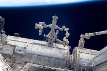 Canadian robot Dextre the Special Purpose Dexterous Manipulator on the ISS  x-post rtechnologyporn