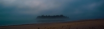 Carters Beach Nova Scotia early morning fog OC 