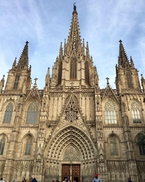 Cathedral of Barcelona constructed in the th century 