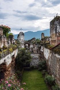 Catholic church ruins in Antigua Guatemala 