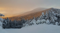 Caught the Sunset today at Killington Mountain Vermont 
