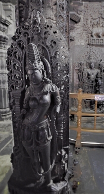 Celestial dancer Shilabalika at Chennakesava temple India  x-post rsculptureporn