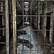 Cell Block at Eastern State Penitentiary  x