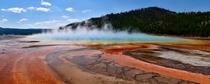 Certainly not the first post of this and it wont be the last But the Grand Prismatic Spring is out of this world and deserves the attention Yellowstone National Park Wyoming 