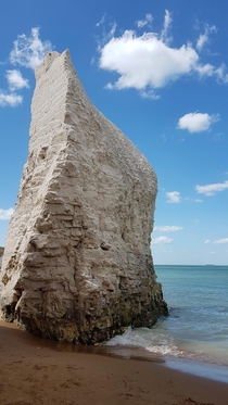 Chalk formation in Botany Bay Kent 