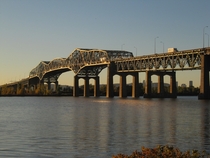 Champlain Bridge from south shore 