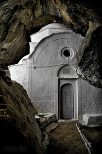 Chapel inside a cave - Samos Greece 