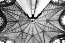 Chapter House ceiling Westminster Abbey London 