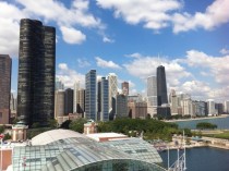 Chicago from the Navy Pier ferris wheel 