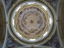 Church dome in Bergamo Italy 