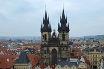 Church of our lady before Tyn Old Town Square Prague Czech Republic 