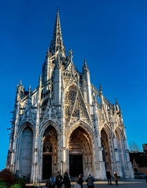Church of Saint-Maclou in Rouen Normandy France - Flamboyant Gothic style 