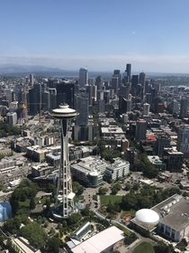 Clear skies in Seattle 