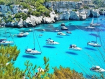 Clear Waters at Minorca Spain 