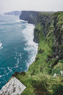 Cliffs of Moher -  death between  and  trying to take this type of pics - Be careful 