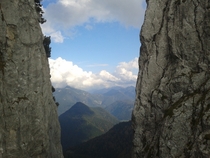 Climbing in the Bavarian Alps 