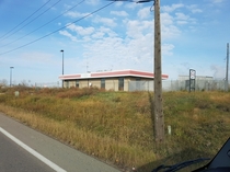 Closed and abandoned Esso bulk filling station in Edmonton Taken 